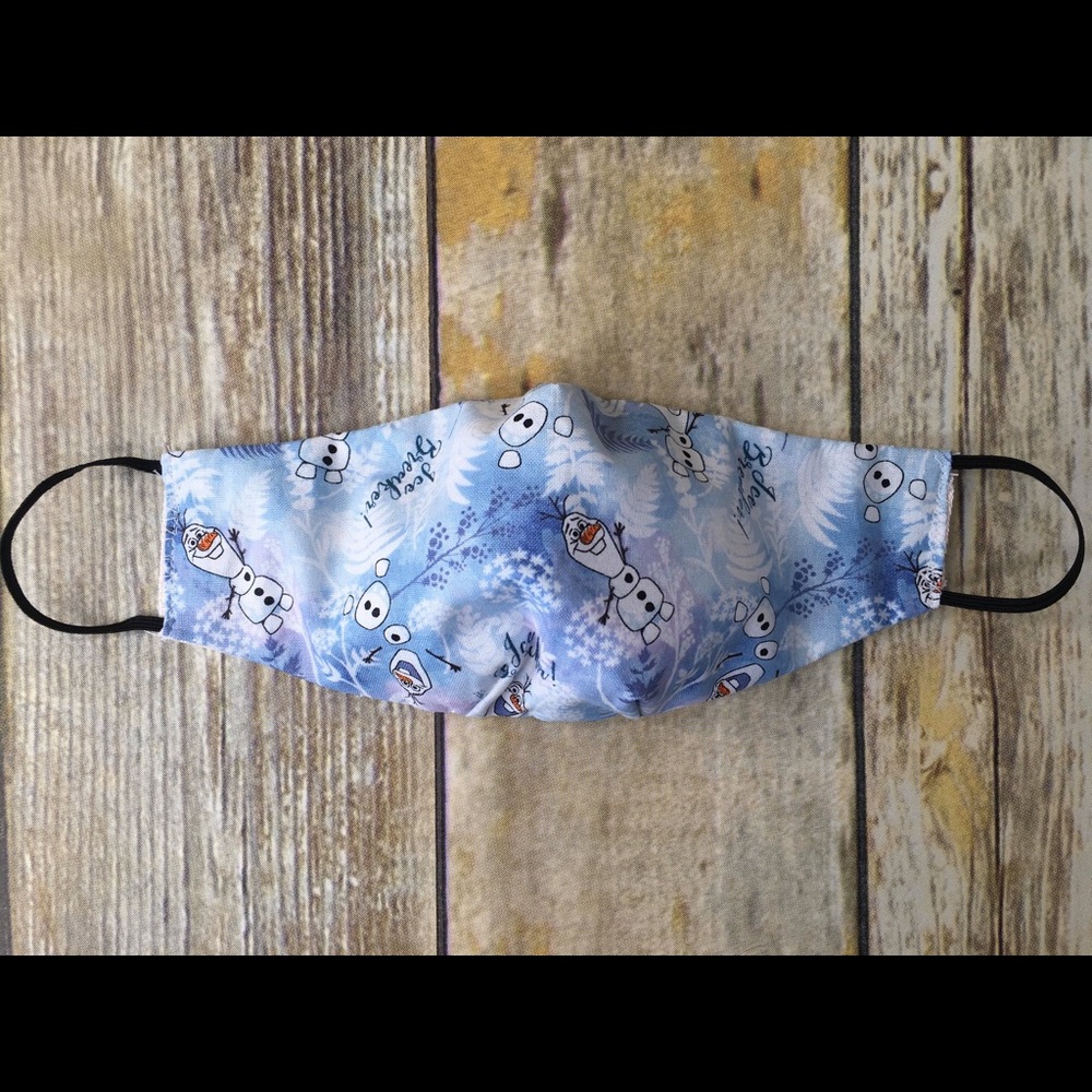 Frozen Olaf Fabric handmade Mask Washable Kids